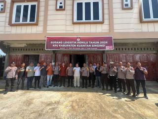 Polres Kuansing Terima Asistensi Pamatwil Polda Riau Dalam rangka Operasi Mantap Brata Lancang Kunin